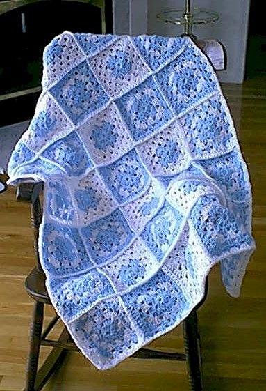 Blue Crib baby blankets
