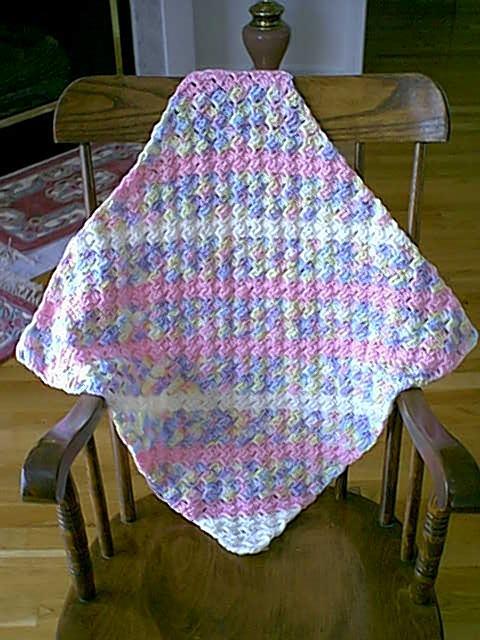 Diagonal Pattern Baby Blankets